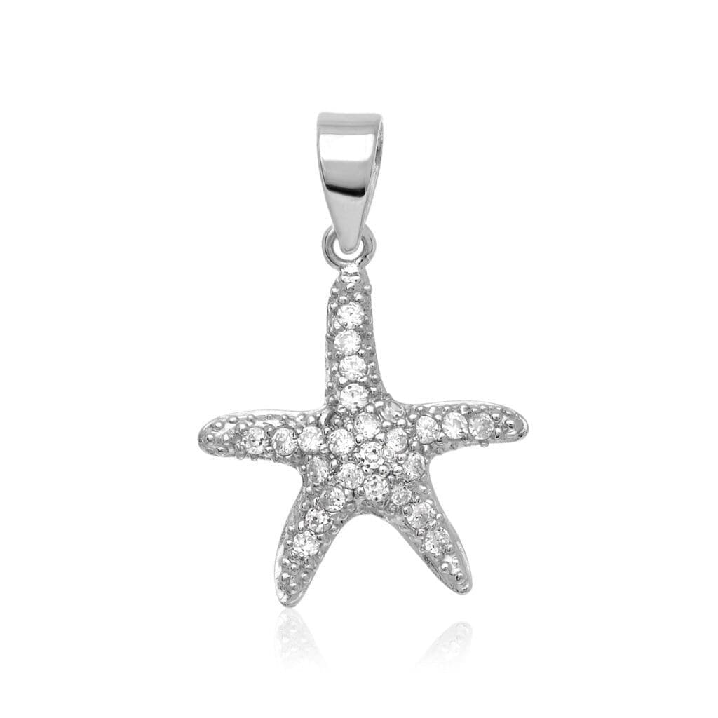 Star design jewelry's in white gold and diamond